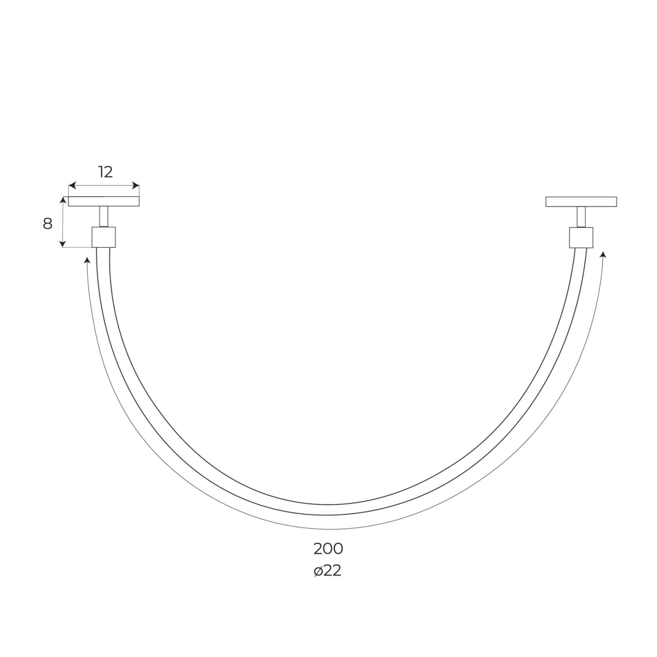 Maxlight M0036N Magnetic Tube 2meters On/Off [4]