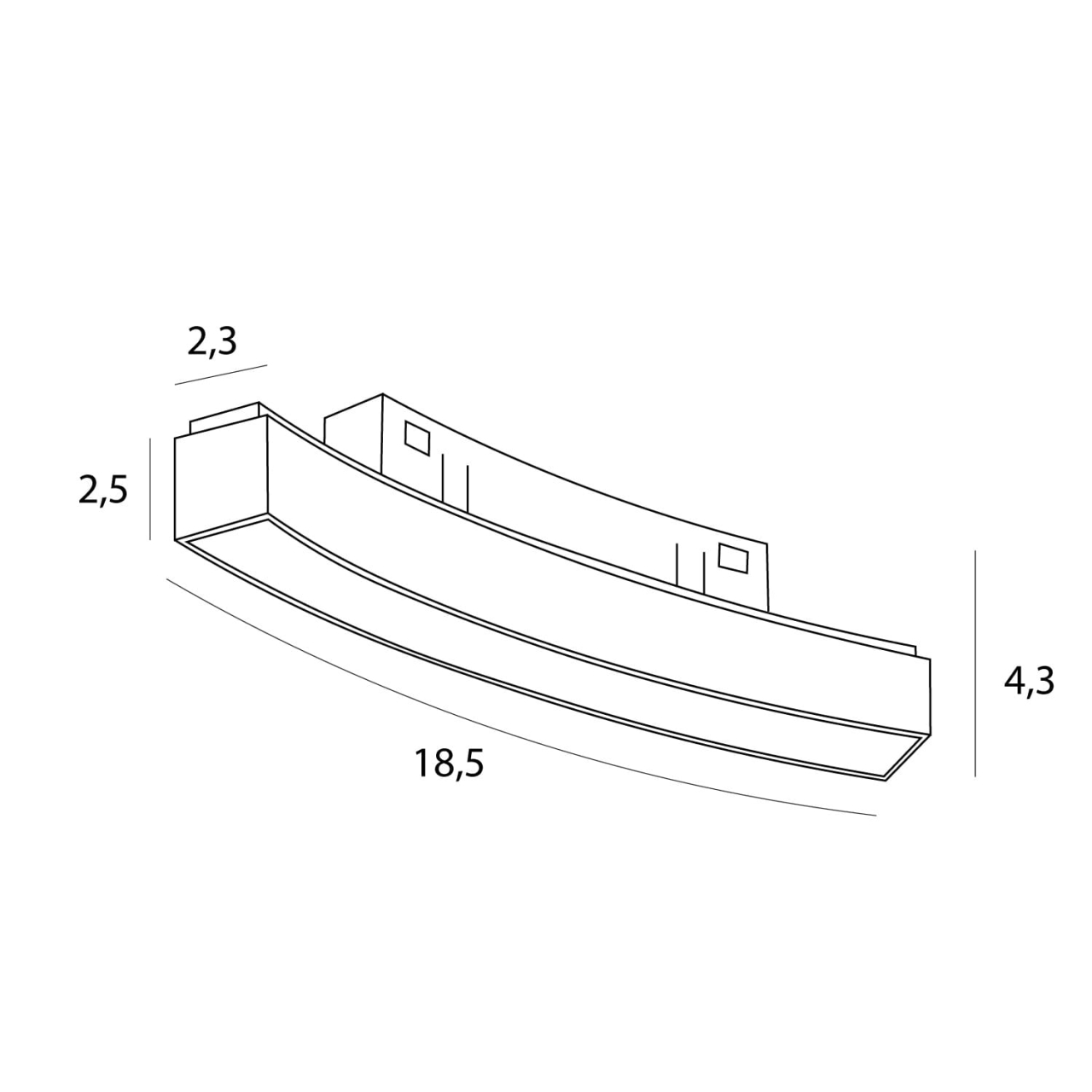 Maxlight M0037Z Magnetic Arc line Zigbee [3]