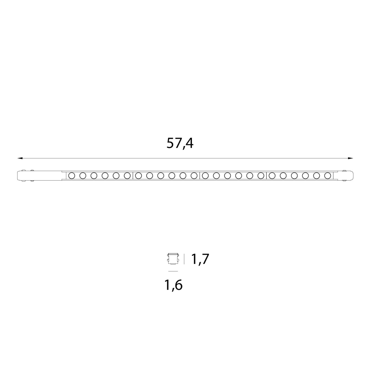 Maxlight M0061N Magnetic Flat grid 61cm On/Off [3]
