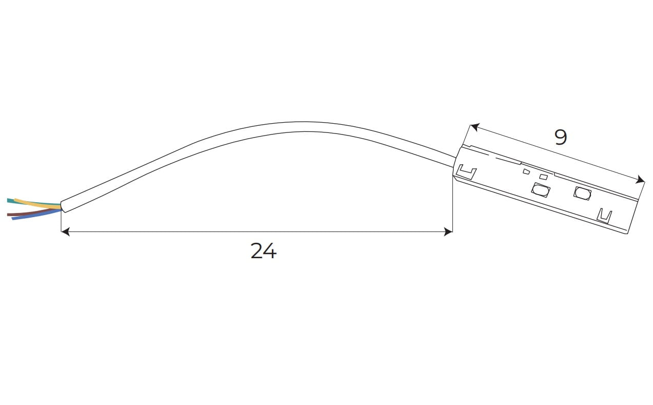 Maxlight MA0001 Magnetic Power feed end for external driver [2]