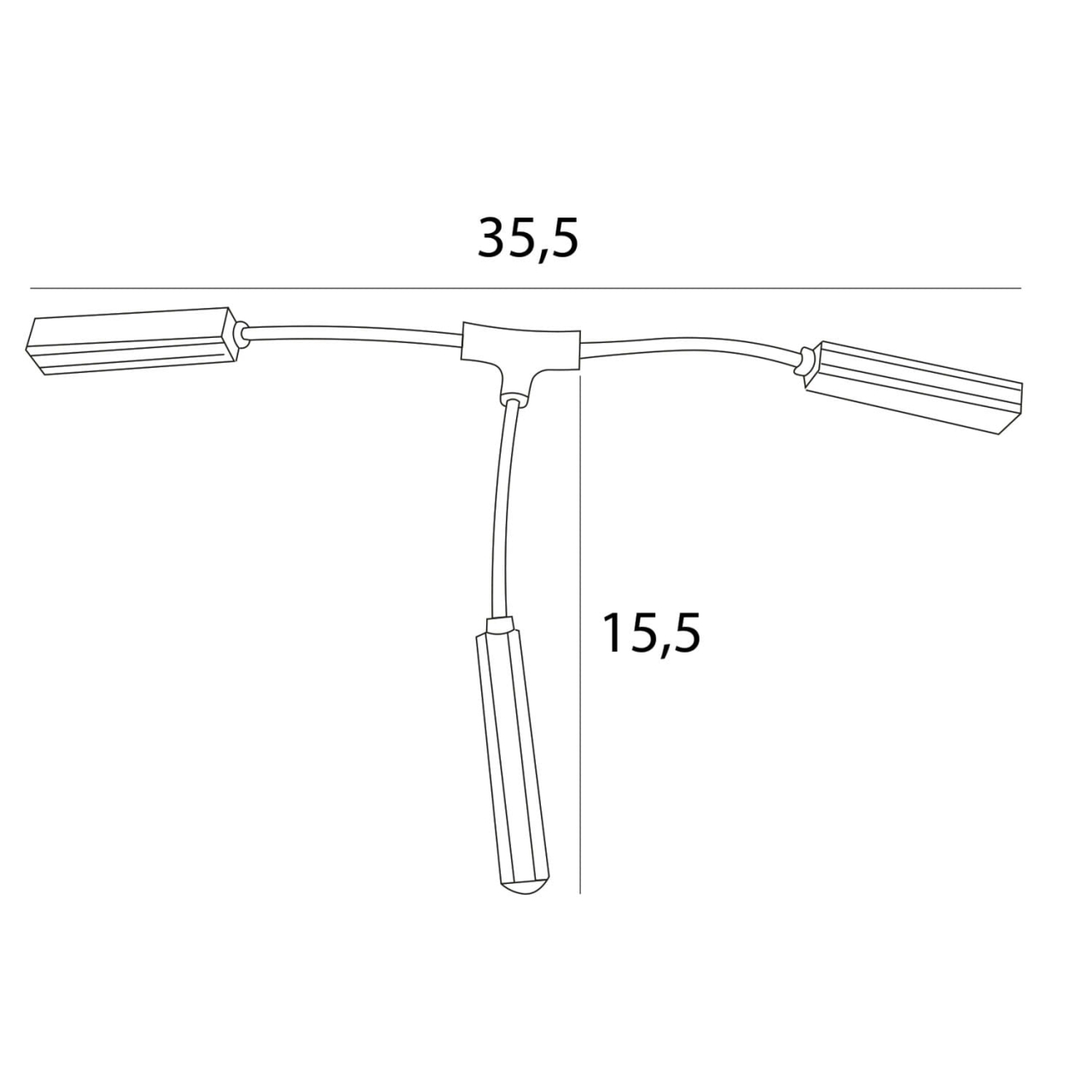 Maxlight MA0016 Magnetic T-shape electrical connector [4]