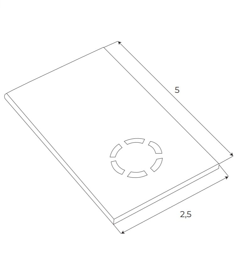 Maxlight MA0028 Magnetic End cap for high-profile surface track MT0018/MT0019 [2]