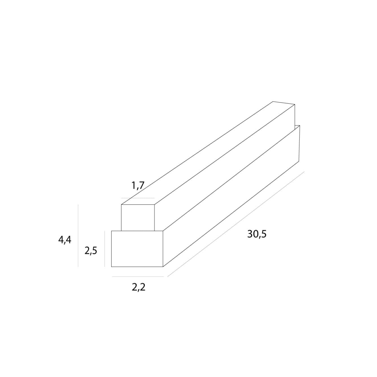 Maxlight MA0031 Magnetic 300W track-mounted power supply [2]