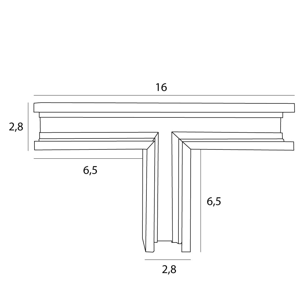 Maxlight MT0017 Magnetic T-junction low-profile surface track for MT0011/MT0012 [4]