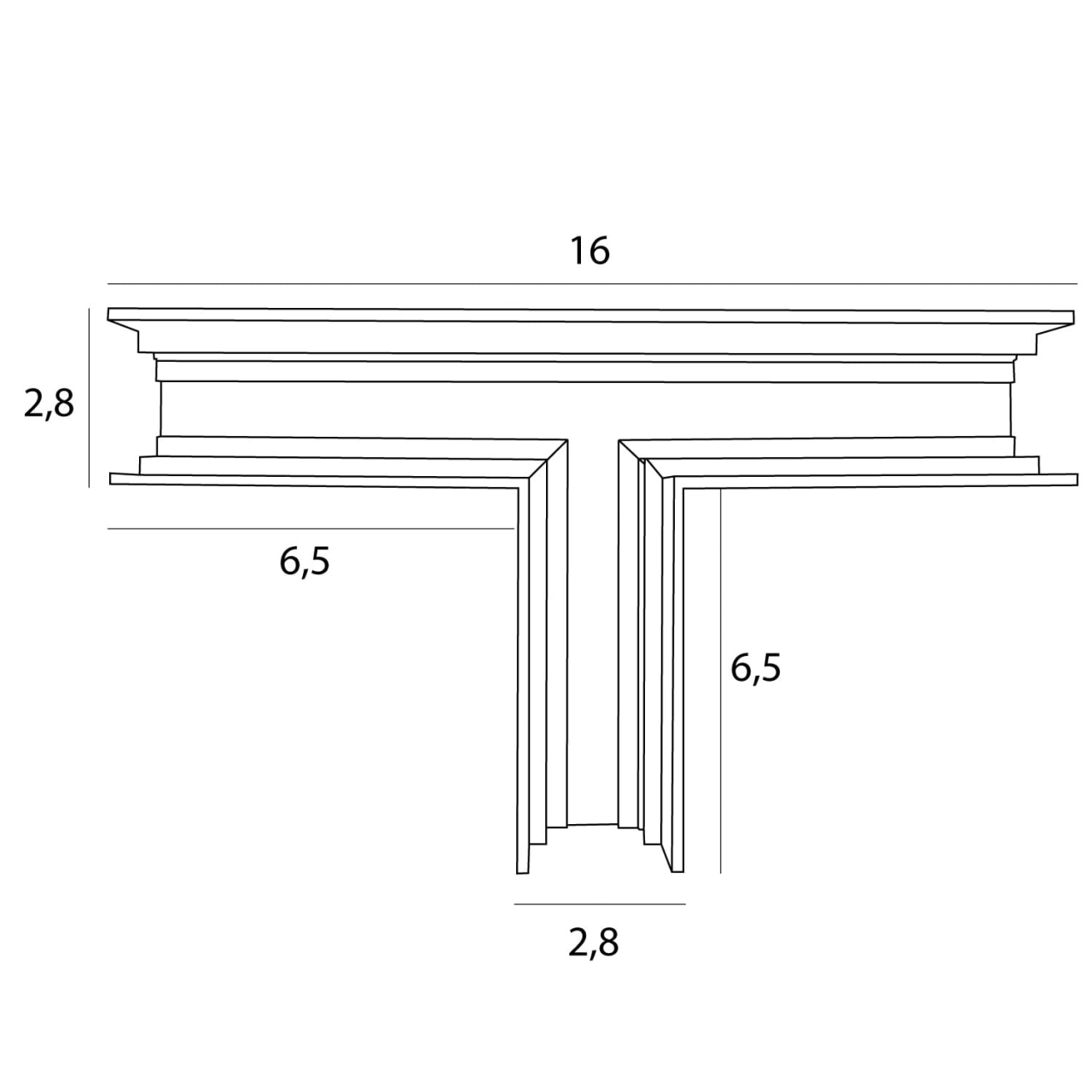 Maxlight MT0032 Magnetic T-junction low-profile surface track for MT0028/MT0029 [2]