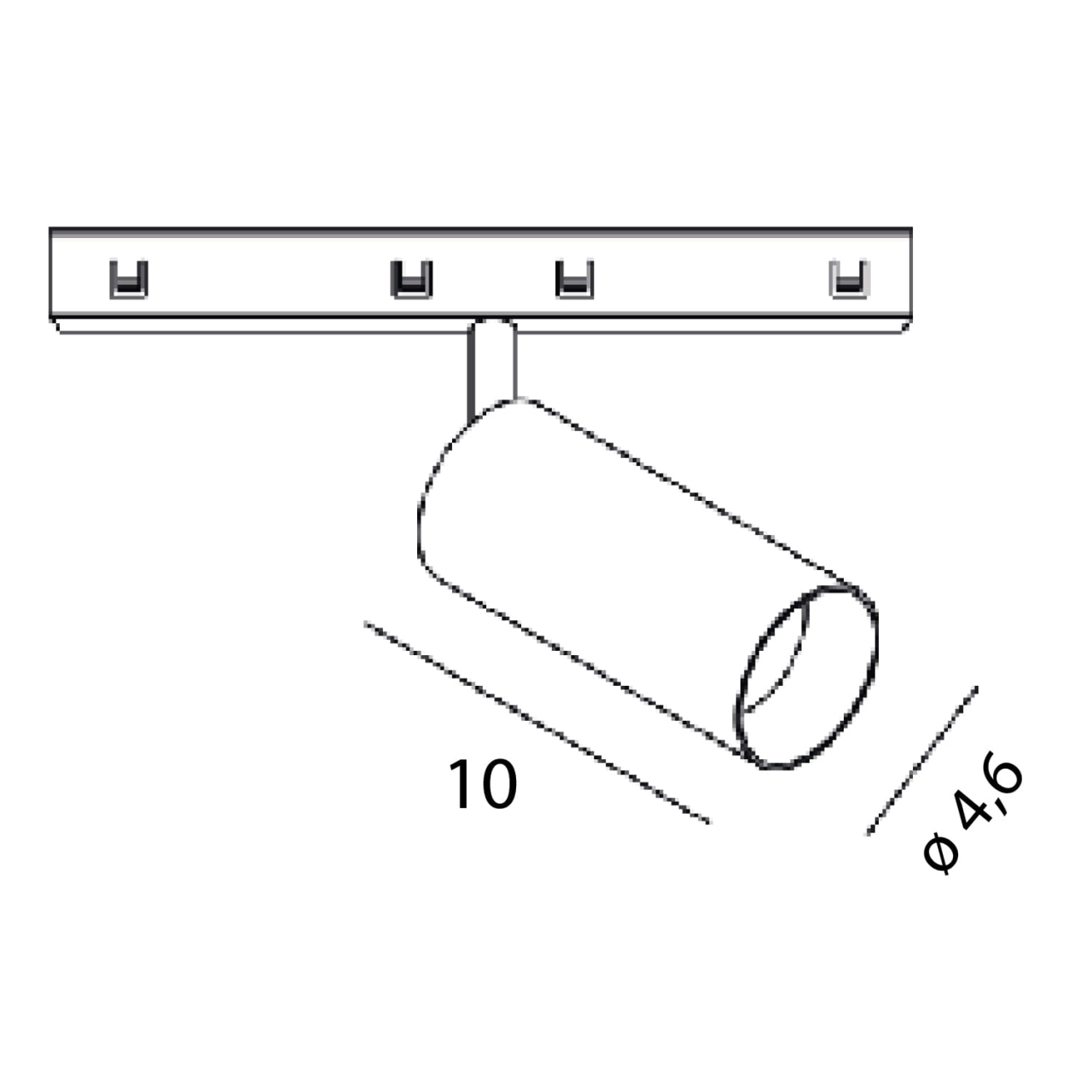 MAXLIGHT N0002N Reflector 10W On-Off Colors  3000K - MICRO11 [2]