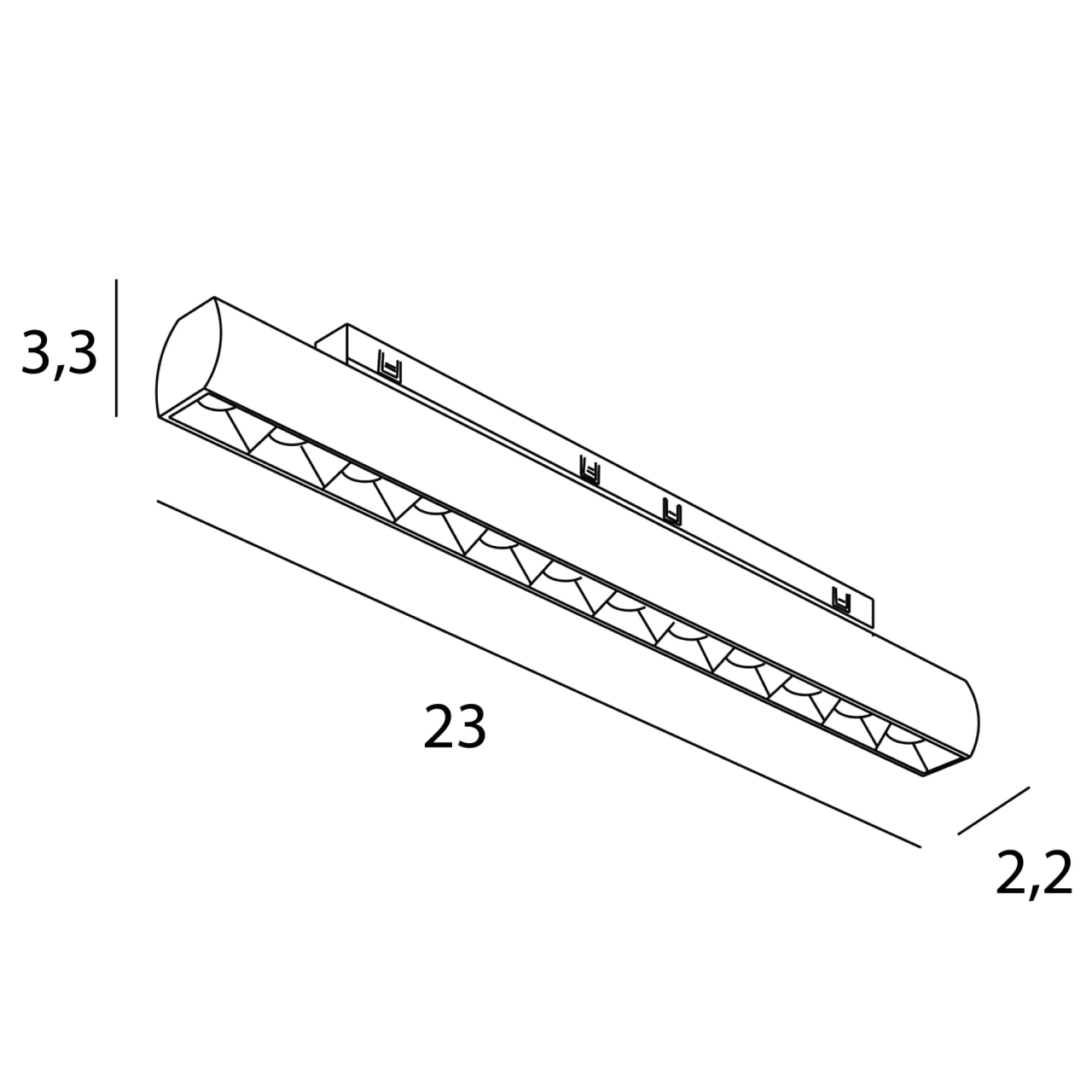 MAXLIGHT N0003N Micro11 Rotatable grid 12W On/Off [5]