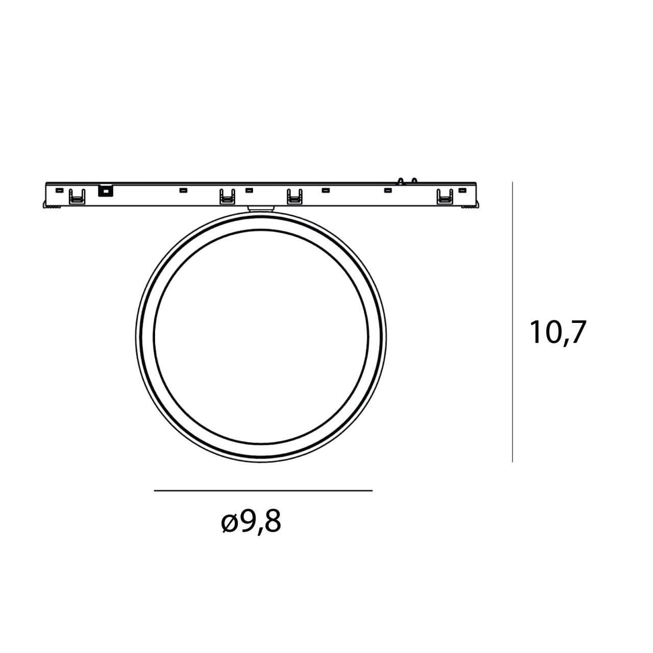 MAXLIGHT N0011N Micro11 Spotlight 12W On/Off [6]