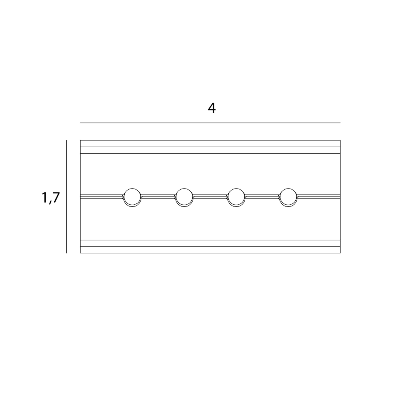MAXLIGHT NA0013 Micro11 Mechanical connection for flush‑mounted tracks [4]
