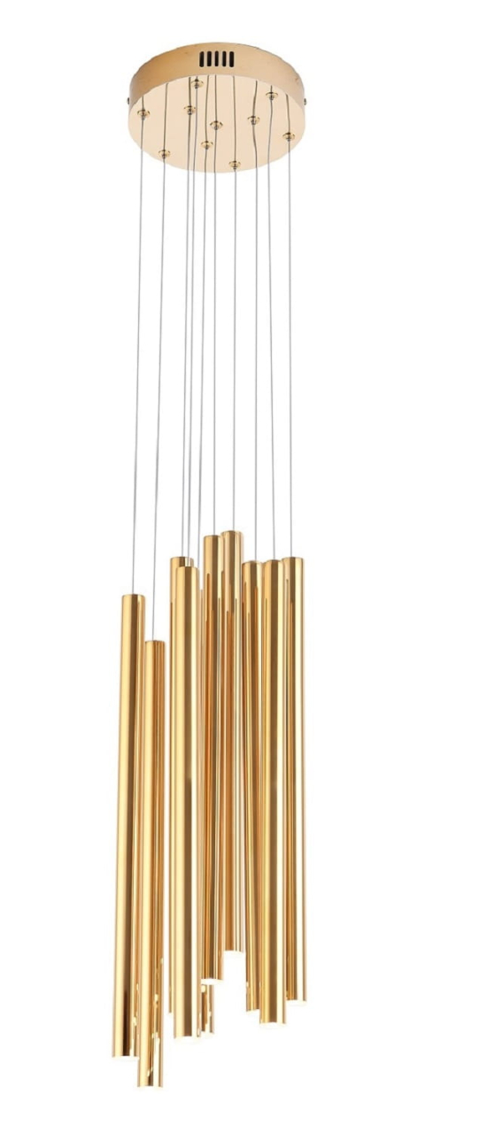 MAXLIGHT P0265D Lustre simple ORGANIC 10x Auriu lucios [1]