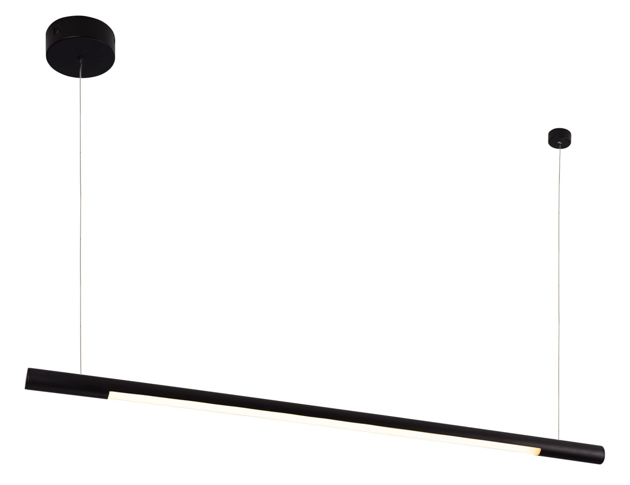 MAXLIGHT P0354 Lustre simple ORGANIC HORIZON 100CM Negru [1]