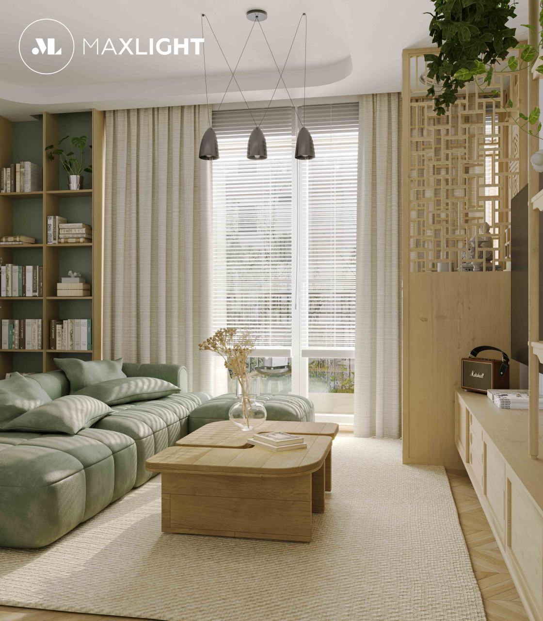 MAXLIGHT P0399 Lustre simple SISTEMA III [6]