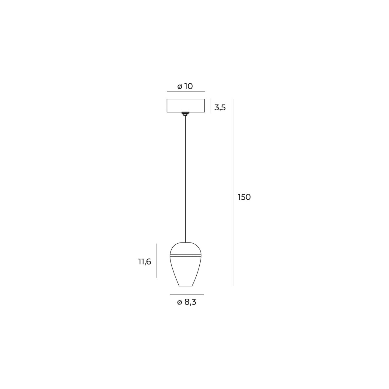 Maxlight P0471 Cometshine - suspensie moderna [2]