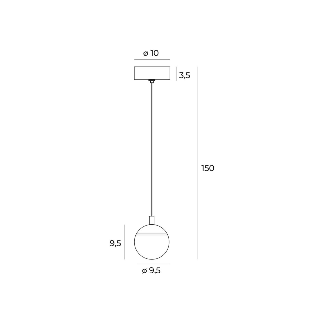 Maxlight P0472 Cometshine - suspensie moderna [2]