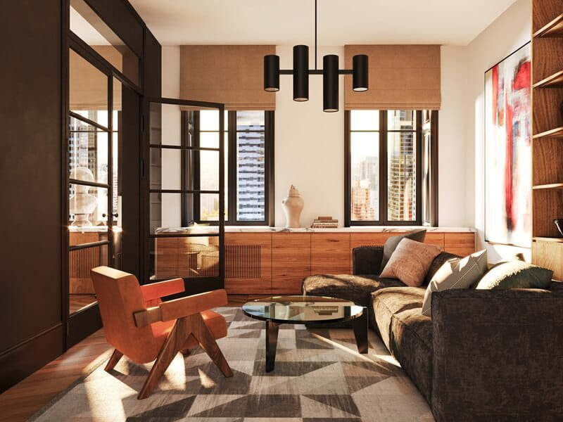 MAXLIGHT P0501 Lustre simple LAXER negru [3]