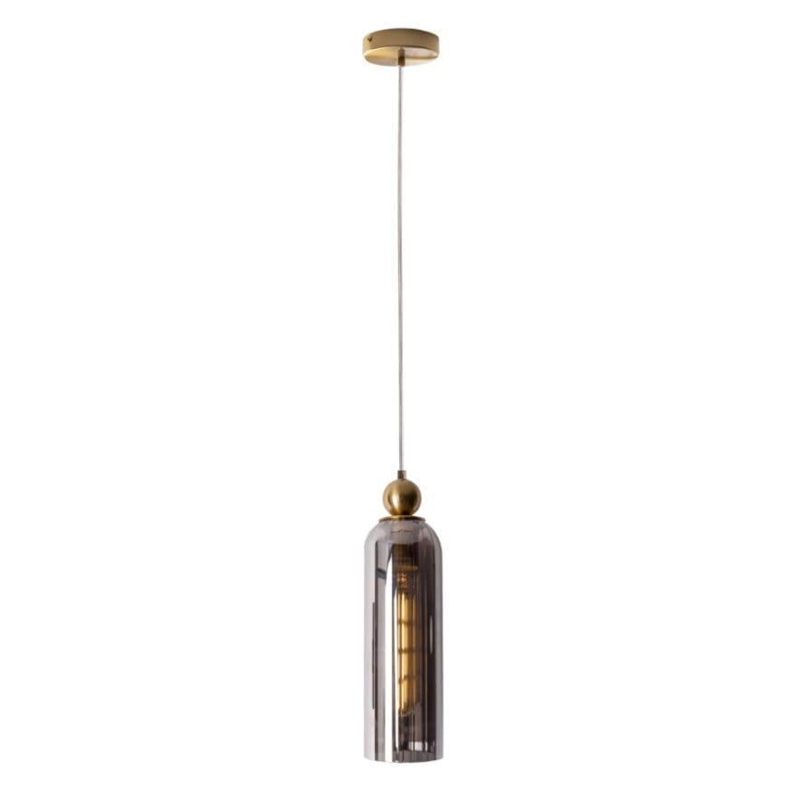 MAXLIGHT P0511 Lustre simple CAMPANILA SMOKY GLASS [4]