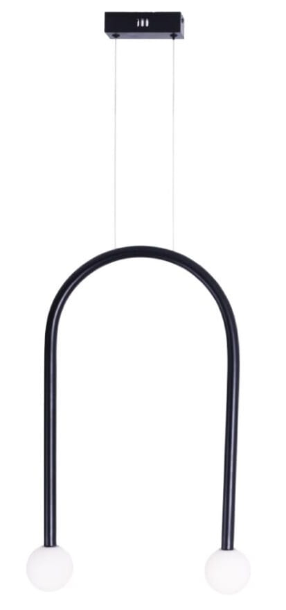 MAXLIGHT P0513 Lustre simple ENIGMA negru [1]