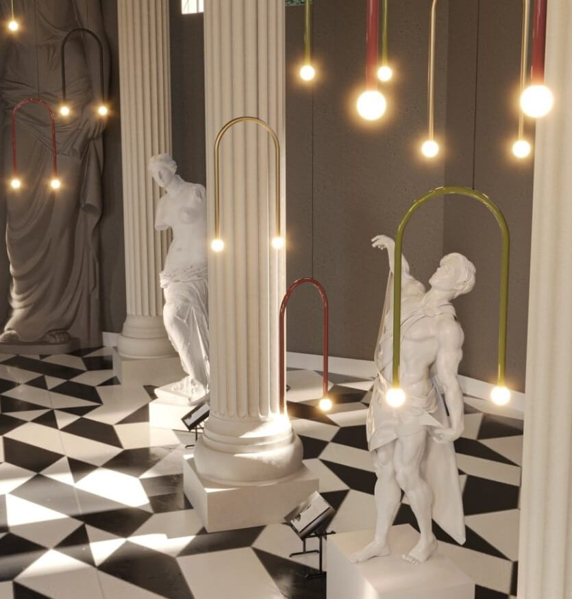 MAXLIGHT P0513 Lustre simple ENIGMA negru [2]