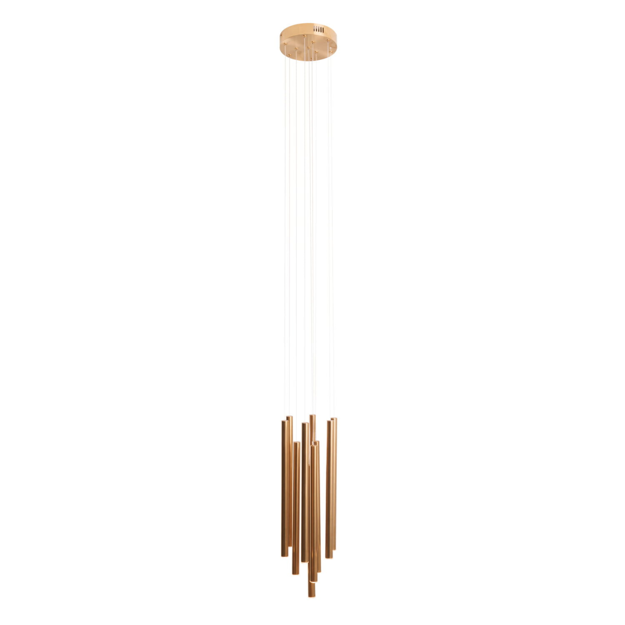 MAXLIGHT  P0524D Lustre simple ORGANIC 10x ZŁOTO SZCZOTKOWANE MAŁA ŚCIEMNIALNA-Suspensie [5]