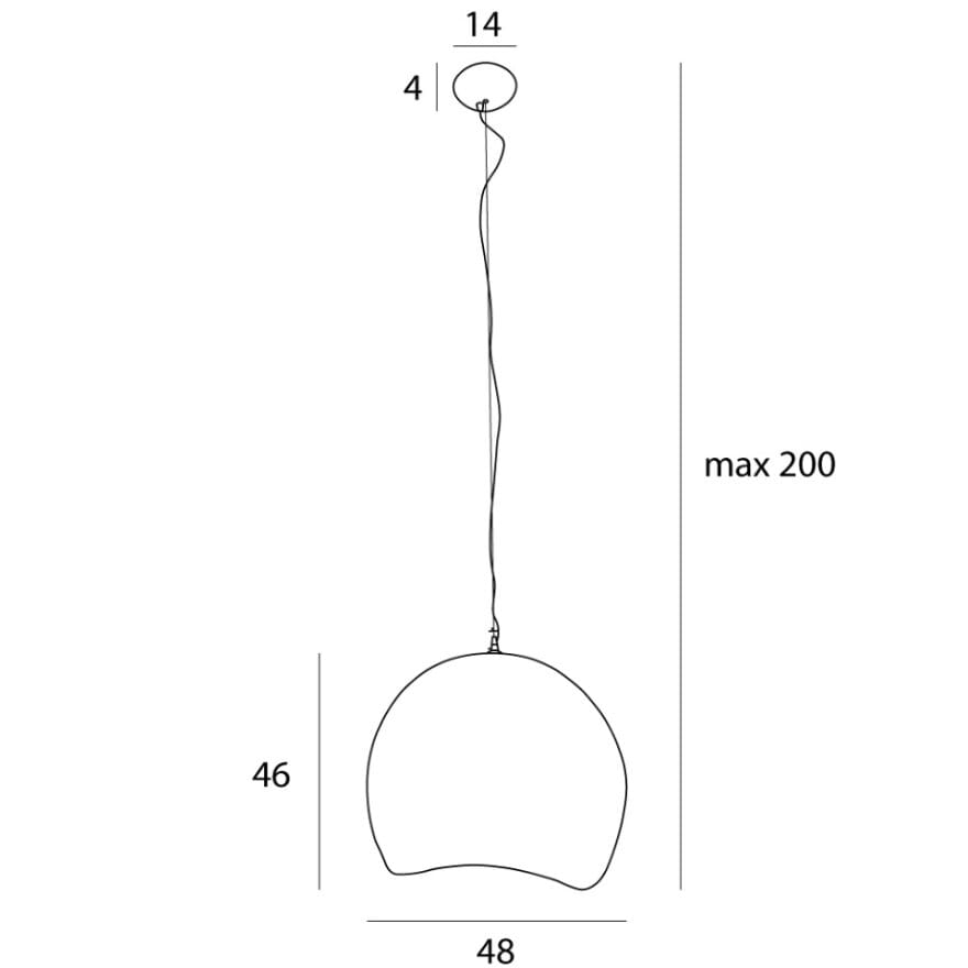 MAXLIGHT P0533 Lustre simple PIERRE 48CM [10]