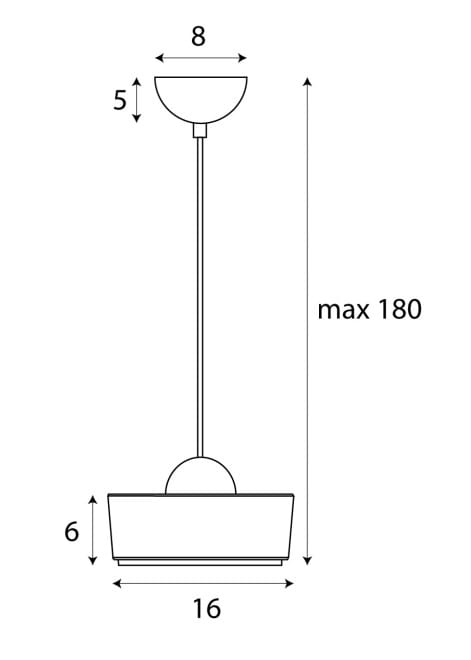 MAXLIGHT P0542 Lustre simple LIPARI I-Suspensie [9]