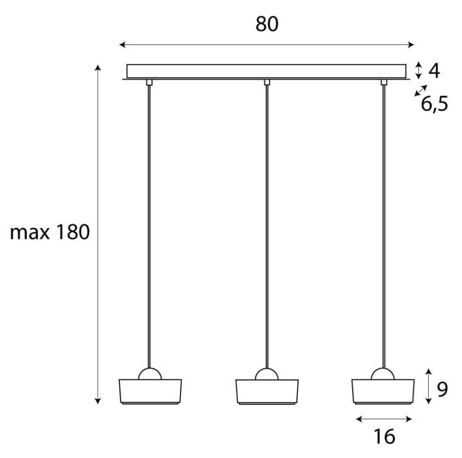 MAXLIGHT P0545 Lustre simple LIPARI III SQUARE-Suspensie [12]