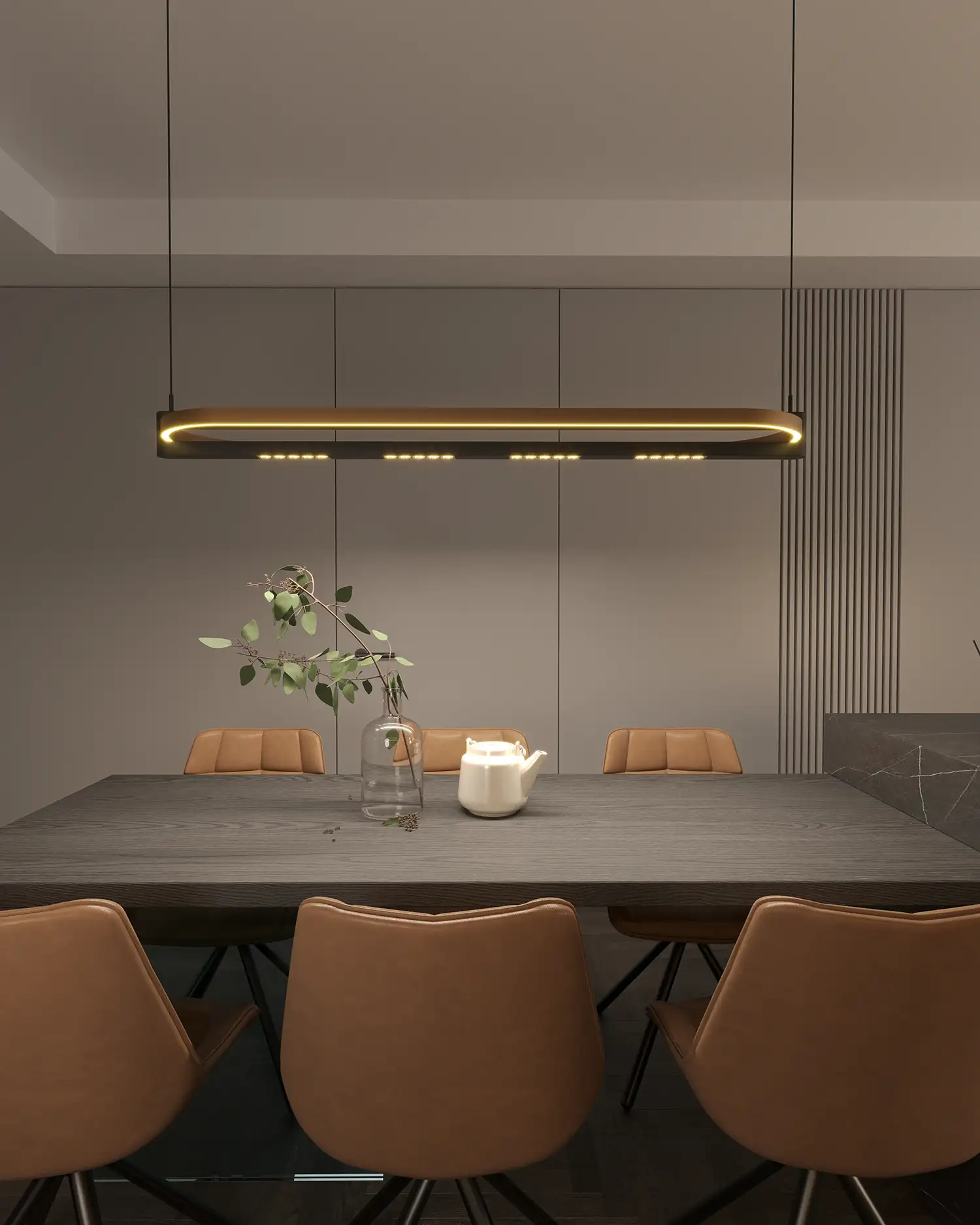 MAXLIGHT P0553 Lustre simple SINGAPUR OVAL [5]