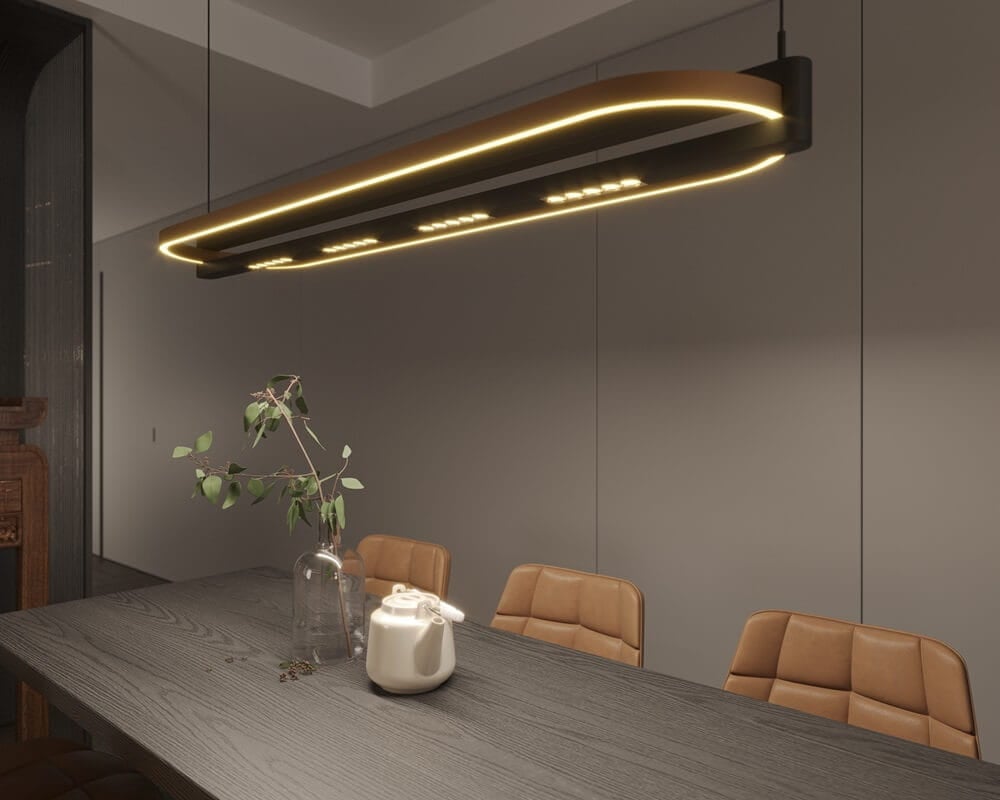 MAXLIGHT P0553 Lustre simple SINGAPUR OVAL [1]