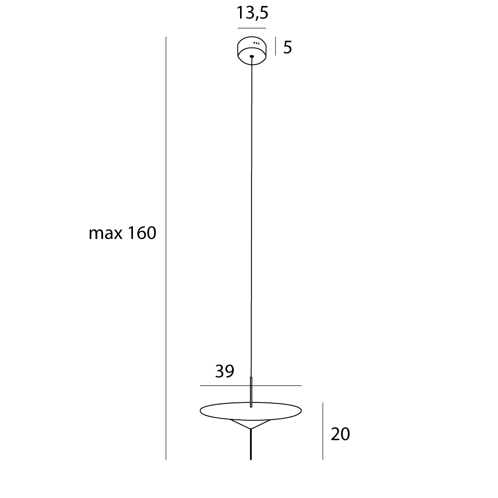 MAXLIGHT P0555 Lustre simple CONE II-Suspensie [8]