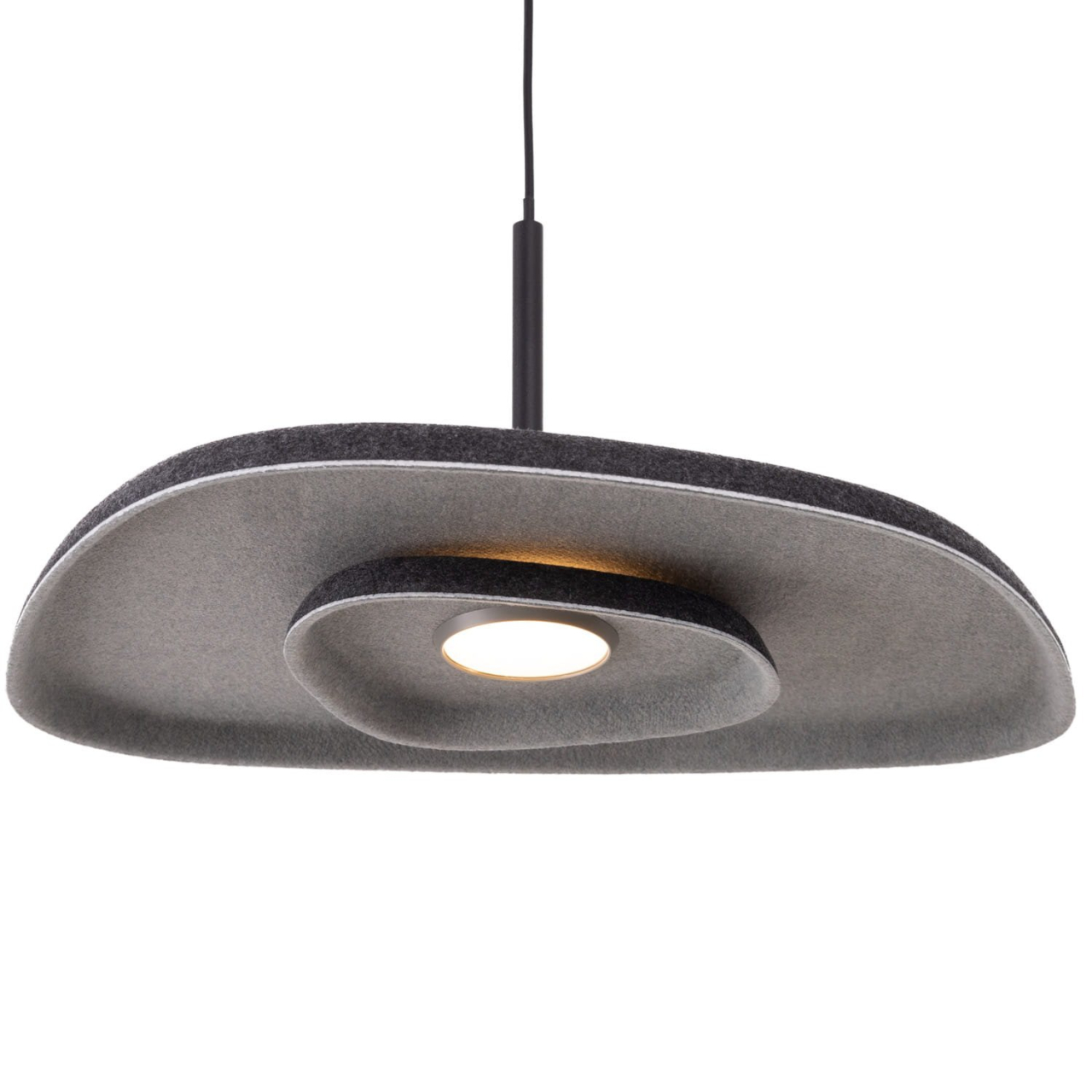 MAXLIGHT P0560 LAMPA WISZACA DEUX BLACK&GREY- suspensie moderna LED [7]