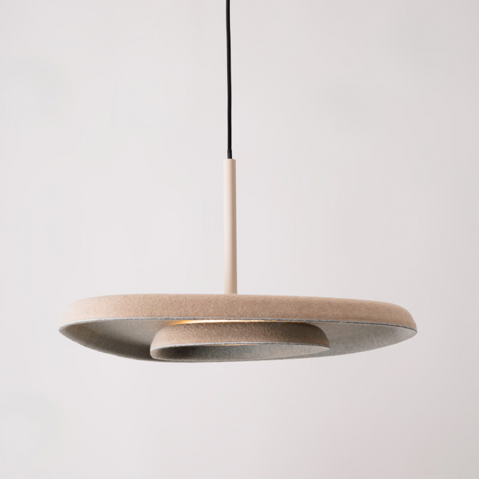MAXLIGHT P0561 LAMPA WISZACA DEUX CREAM&GREY - suspensie moderna LED [1]