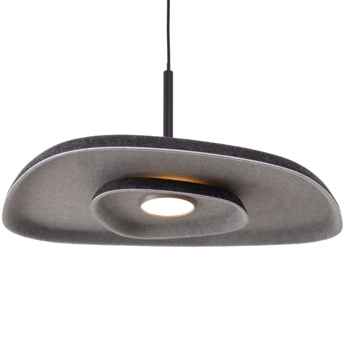 MAXLIGHT P0560 LAMPA WISZACA DEUX BLACK&GREY- suspensie moderna LED [1]