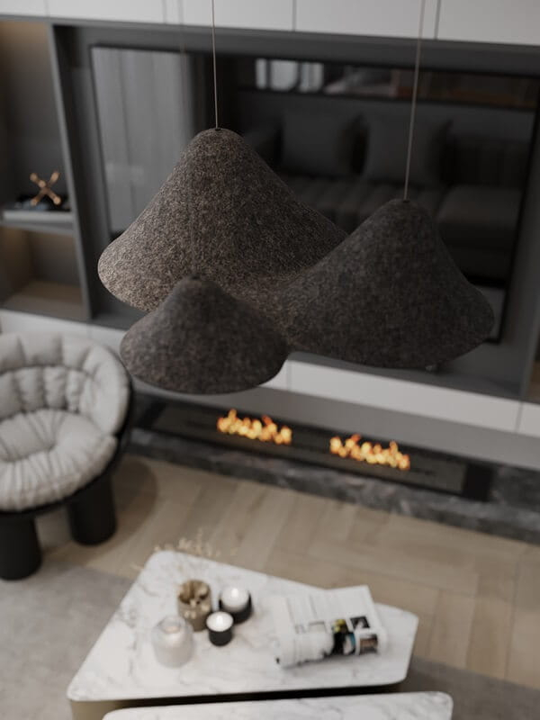 MAXLIGHT P0565 LAMPA WISZACA BELLMOND BLACK&GREY - suspensie moderna LED [6]