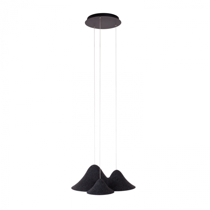 MAXLIGHT P0565 LAMPA WISZACA BELLMOND BLACK&GREY - suspensie moderna LED [5]