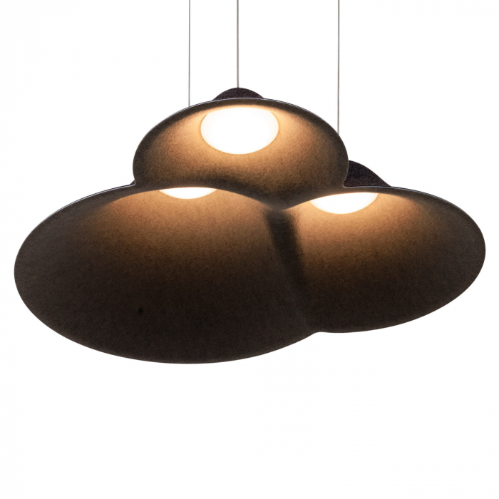 MAXLIGHT P0565 LAMPA WISZACA BELLMOND BLACK&GREY - suspensie moderna LED [2]
