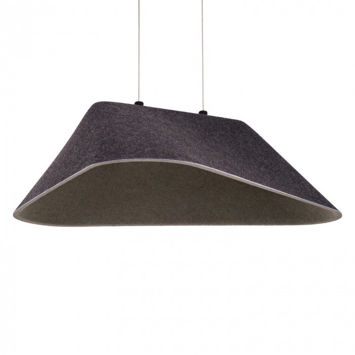 MAXLIGHT P0567 LAMPA WISZACA CARBON EARTH YELLOW&GREY - suspensie moderna [1]