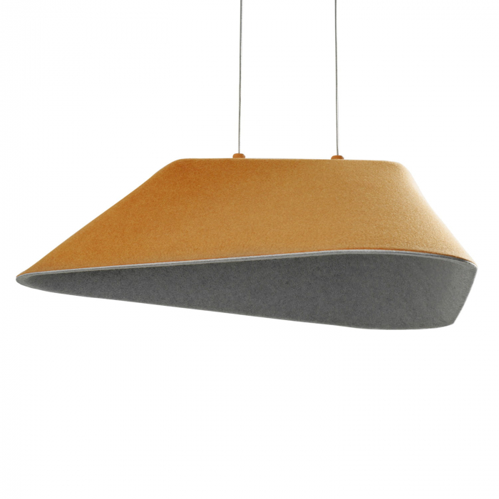 MAXLIGHT P0569 LAMPA WISZACA CARBON EARTH YELLOW&GREY - suspensie moderna [1]