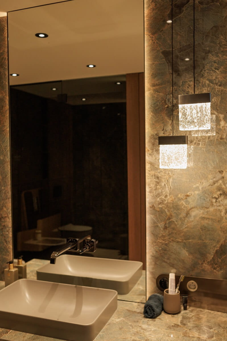 MAXLIGHT P0574D Lustre simple VETRO BRUSHED BLACK [2]