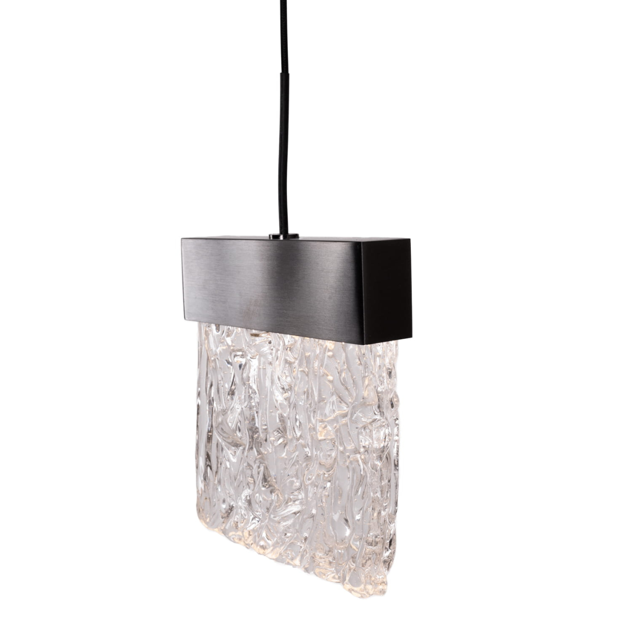 MAXLIGHT P0574D Lustre simple VETRO BRUSHED BLACK [6]