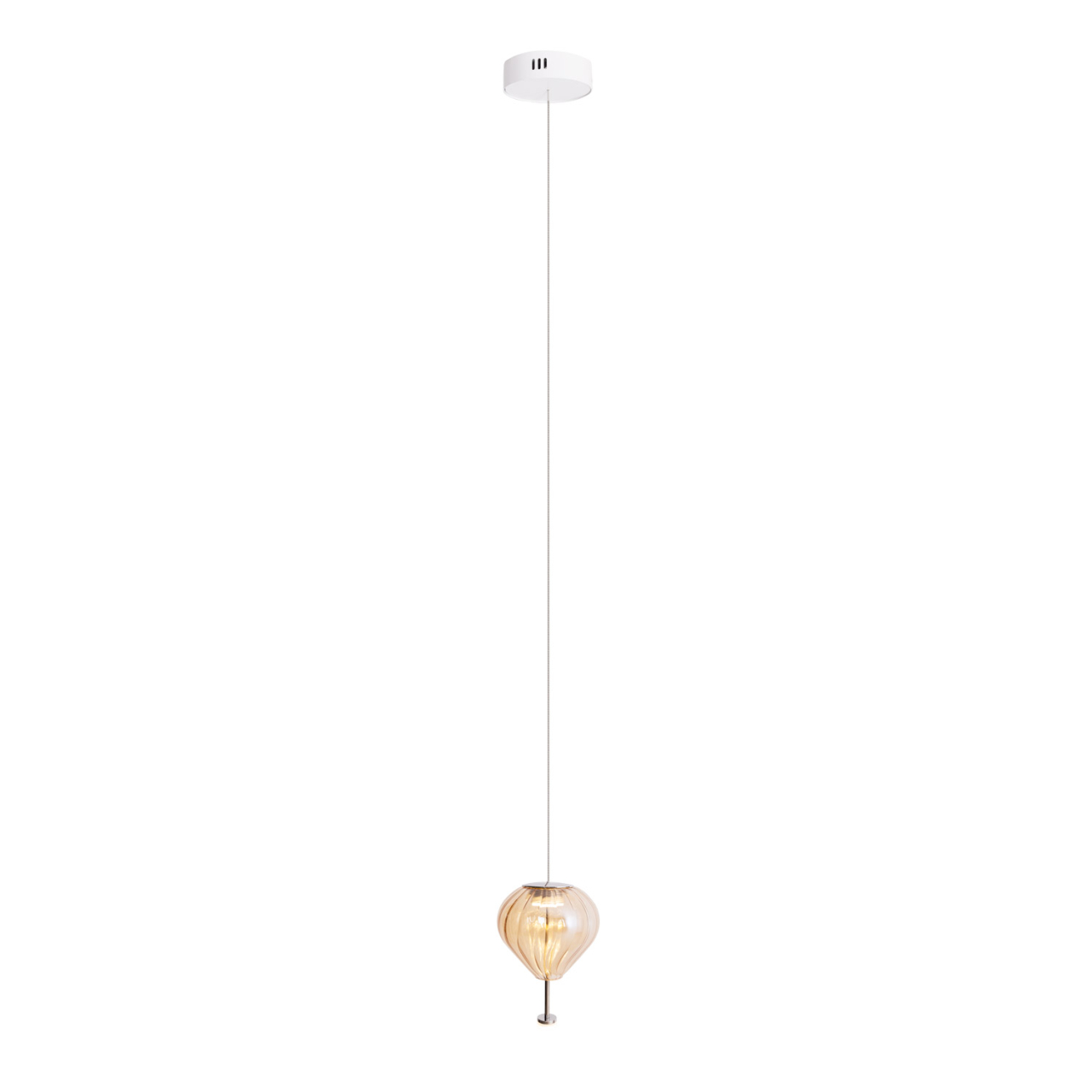 MAXLIGHT P0575 Lustre simple PALLONCINI 1 AMBER GLASS [4]