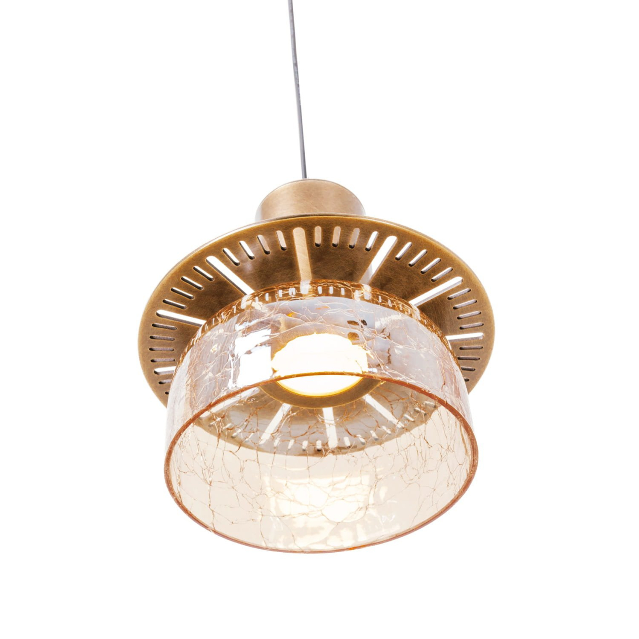 MAXLIGHT P0601 Lustre simple SIGNATURE A AMBER GLASS [8]