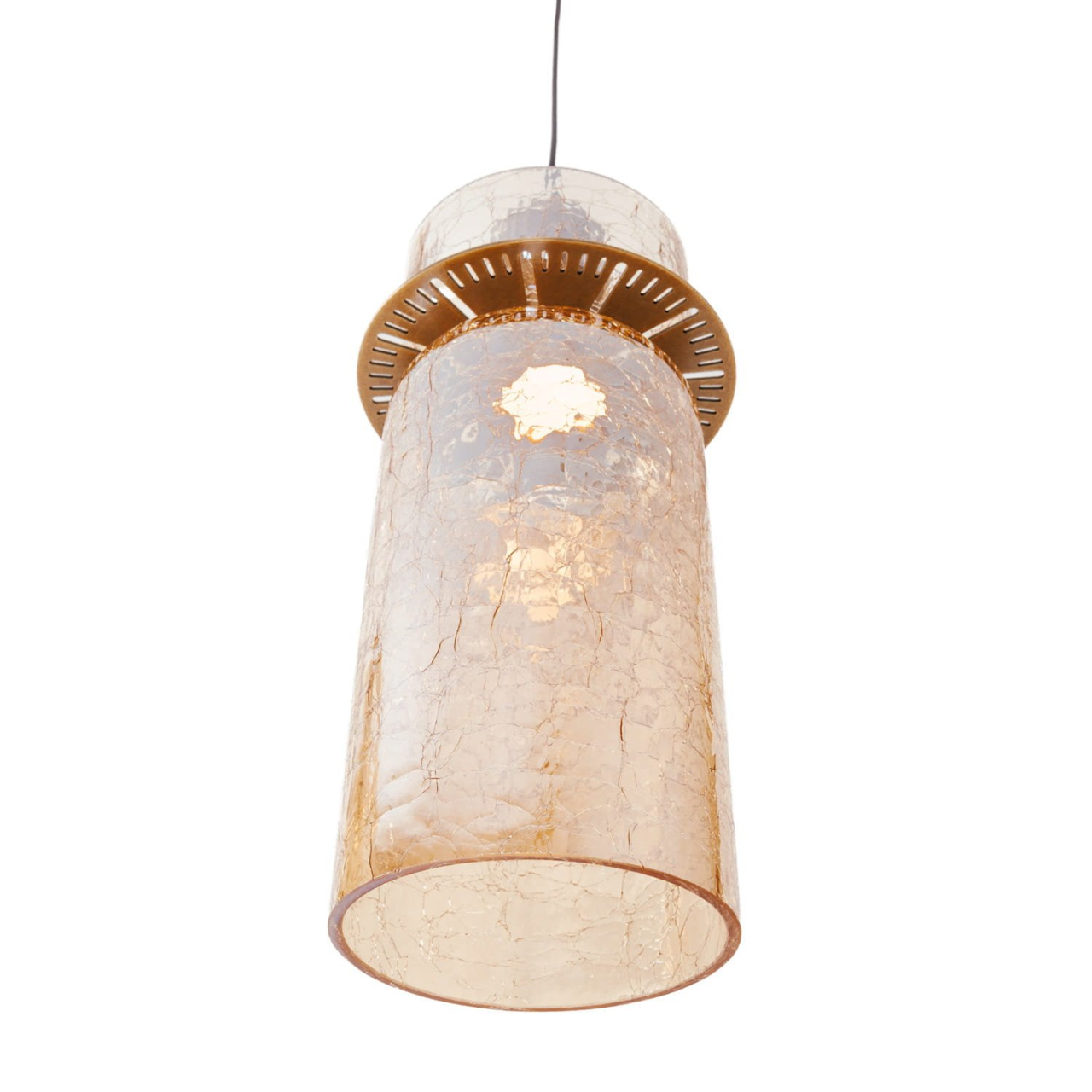 MAXLIGHT P0602 Lustre simple SIGNATURE B AMBER GLASS [10]