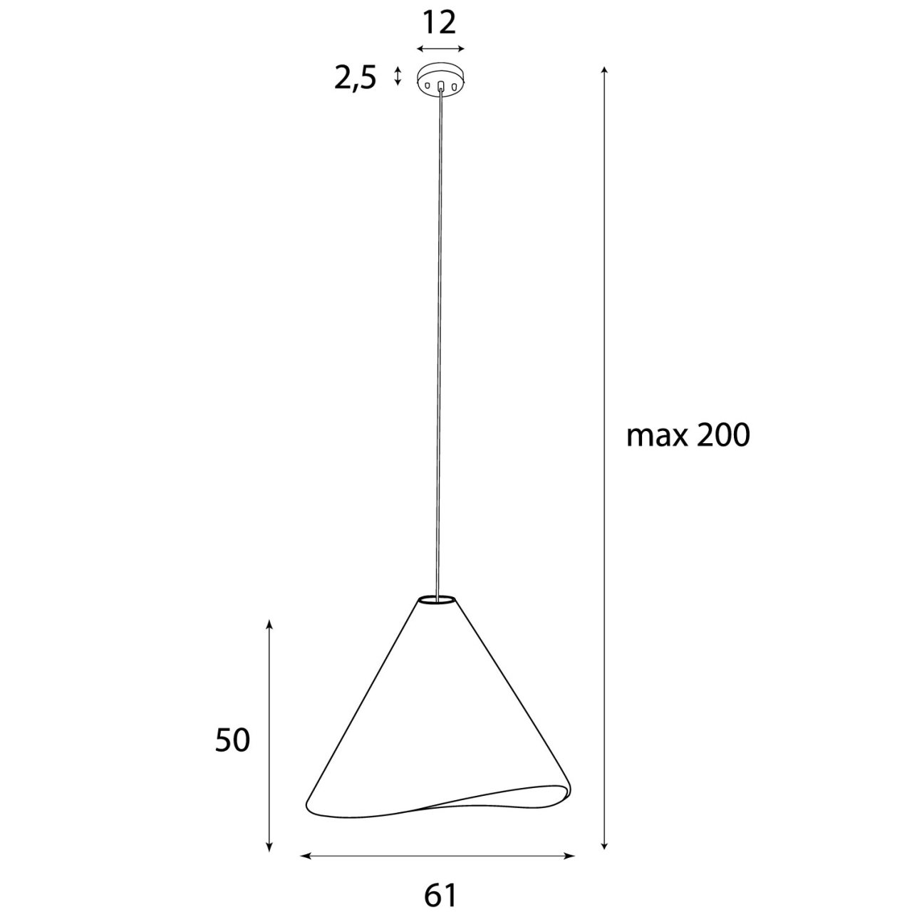 MAXLIGHT P0610 Lustre simple SAKURA DARKWALNUT WOOD [6]