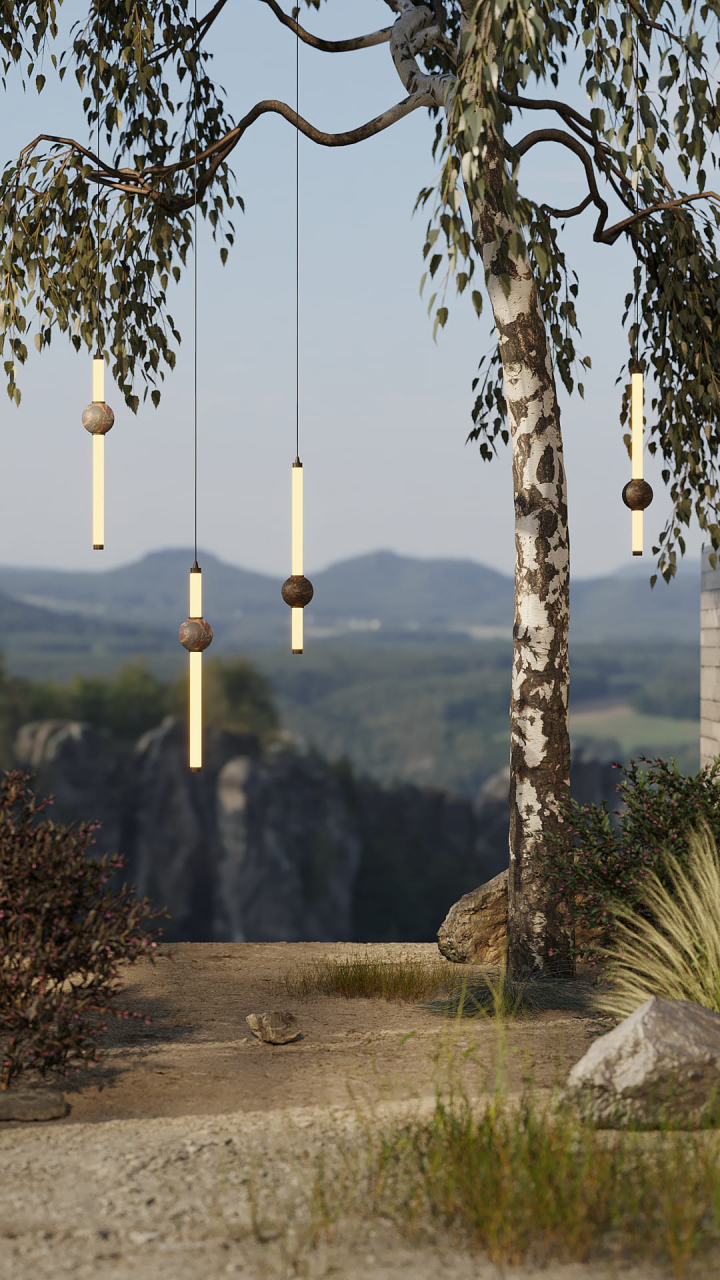 MAXLIGHT P0611 Lustre simple VERDES [4]