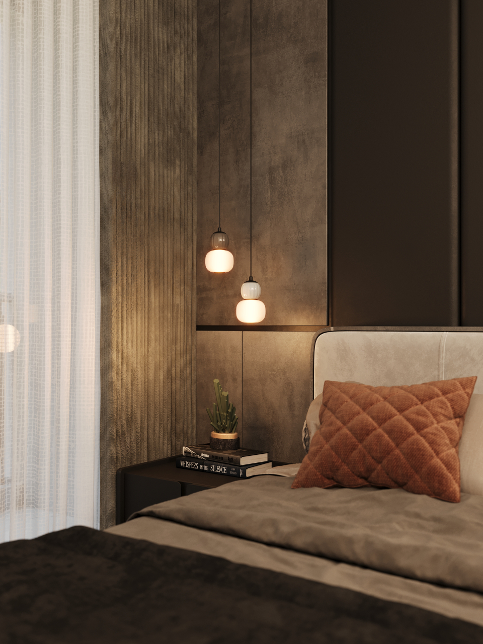 MAXLIGHT P0624 LAMPA WISZACA MULTICOLOR MODERN 5W, OPAL + LIGHT GREY [5]