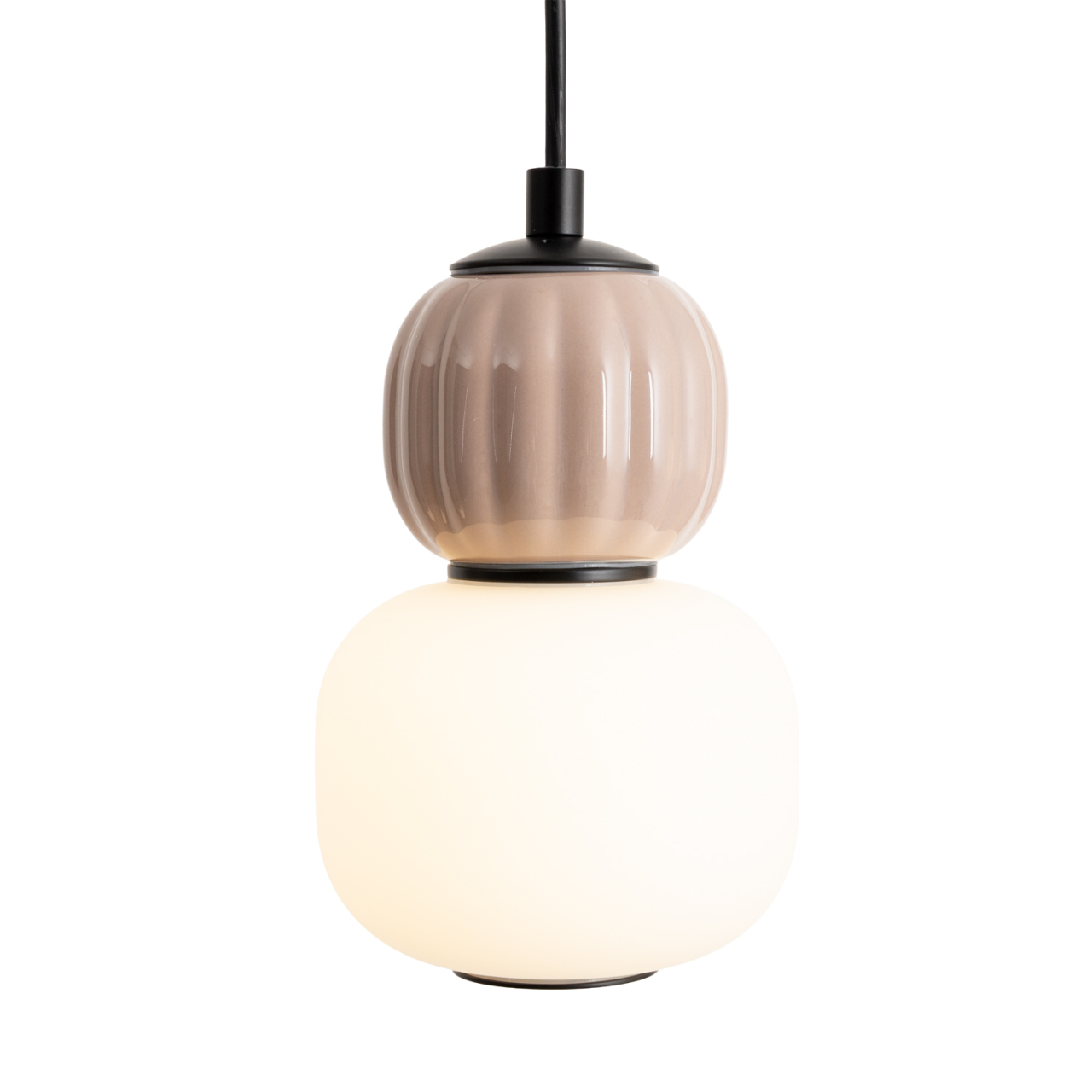 MAXLIGHT P0625 SUSPENSIE MULTICOLOR MODERN 5W, OPAL + MEDIUM BROWN [2]