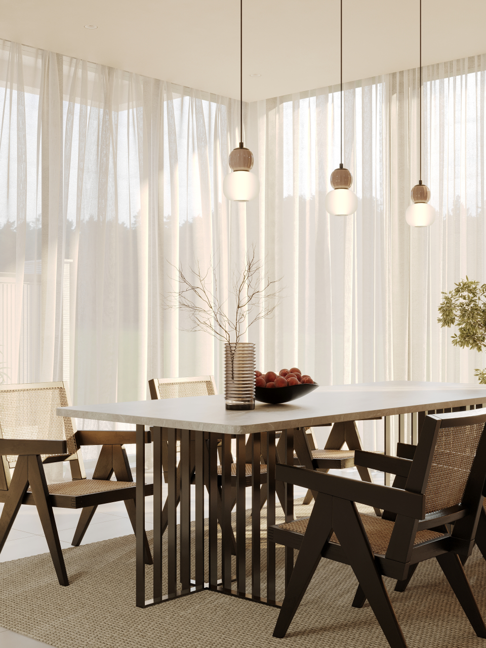MAXLIGHT P0625 SUSPENSIE MULTICOLOR MODERN 5W, OPAL + MEDIUM BROWN [5]