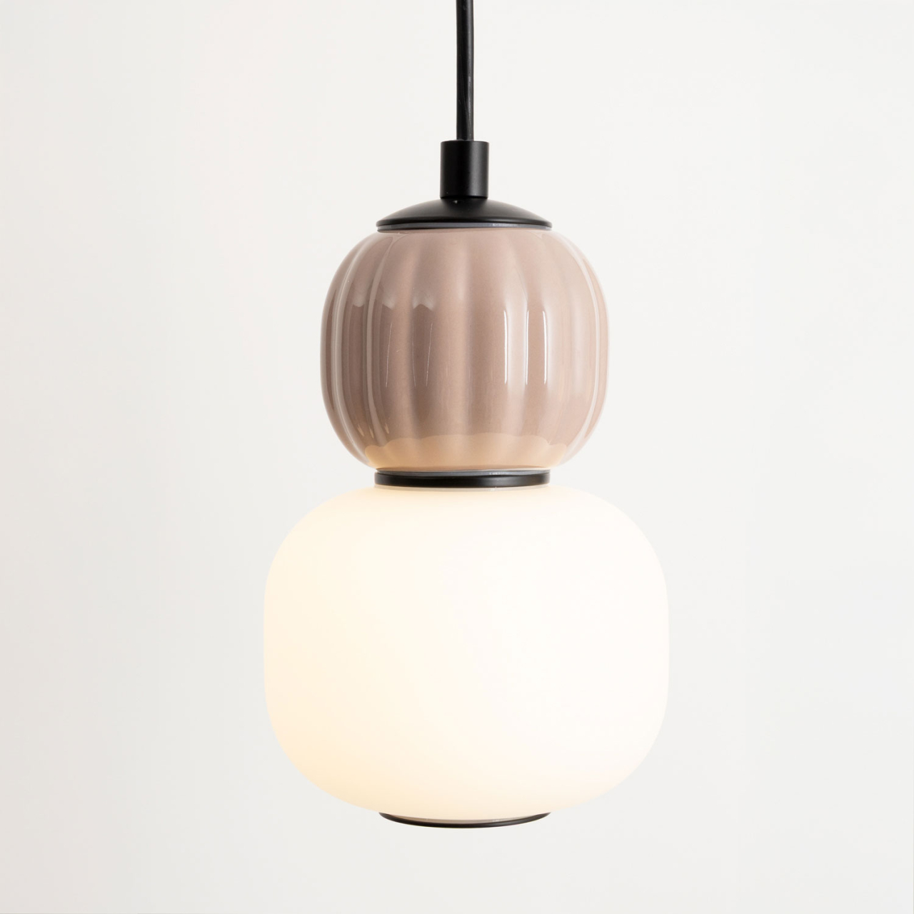 MAXLIGHT P0625 SUSPENSIE MULTICOLOR MODERN 5W, OPAL + MEDIUM BROWN [6]