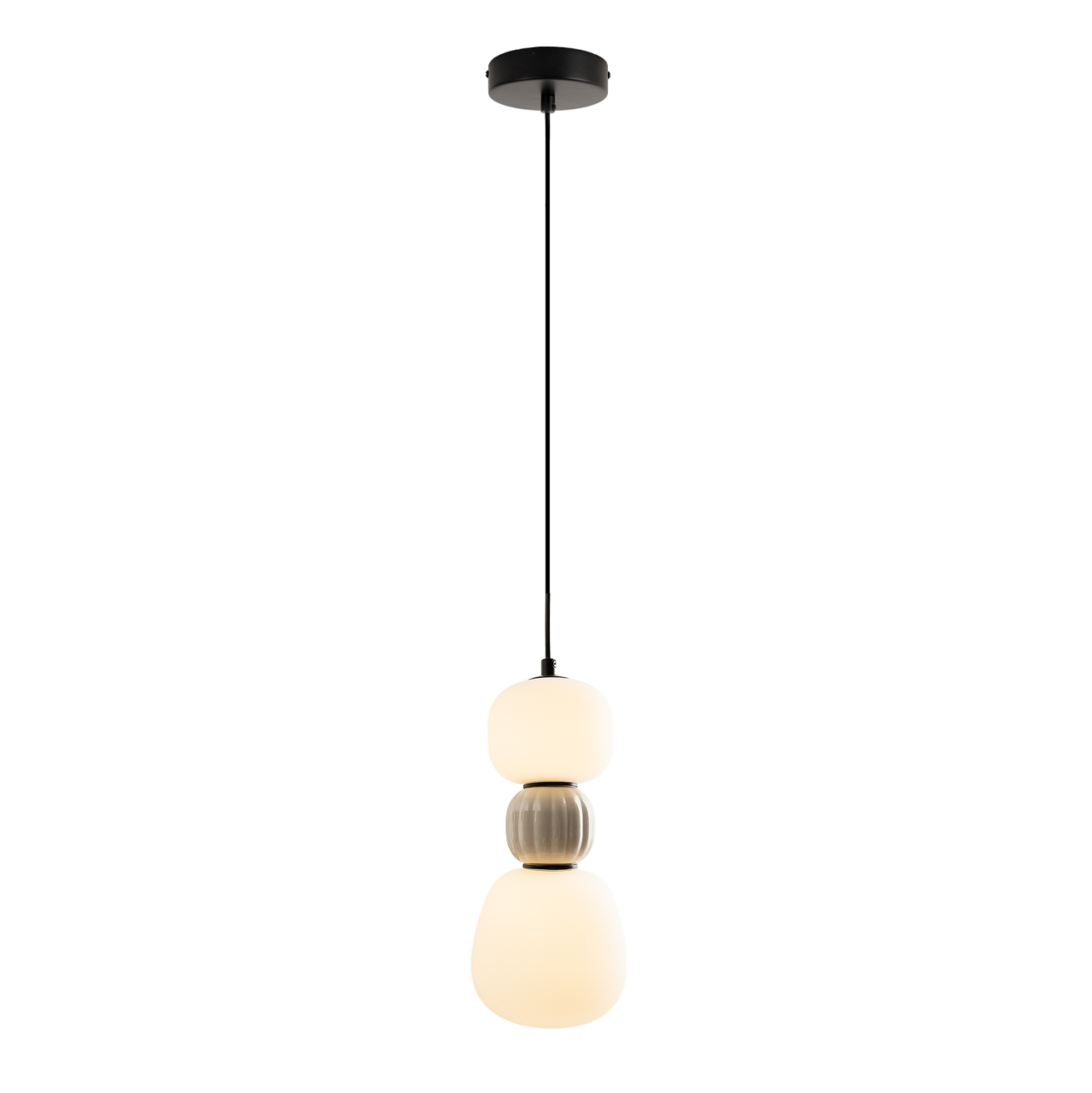 MAXLIGHT P0627 SUSPENSIE MULTICOLOR MODERN 13W, OPAL + LIGHT GREY [3]