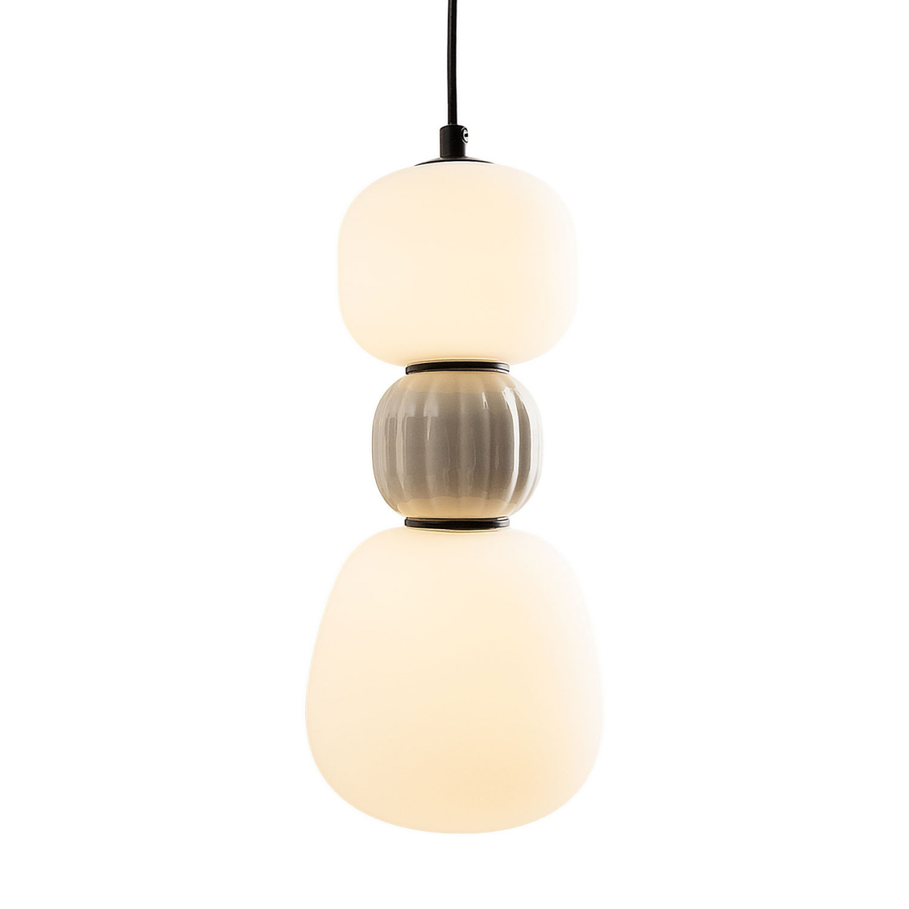 MAXLIGHT P0627 SUSPENSIE MULTICOLOR MODERN 13W, OPAL + LIGHT GREY [5]